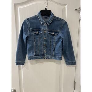 Disney Encanto Decorate Kids Denim Jacket Size M 7/8